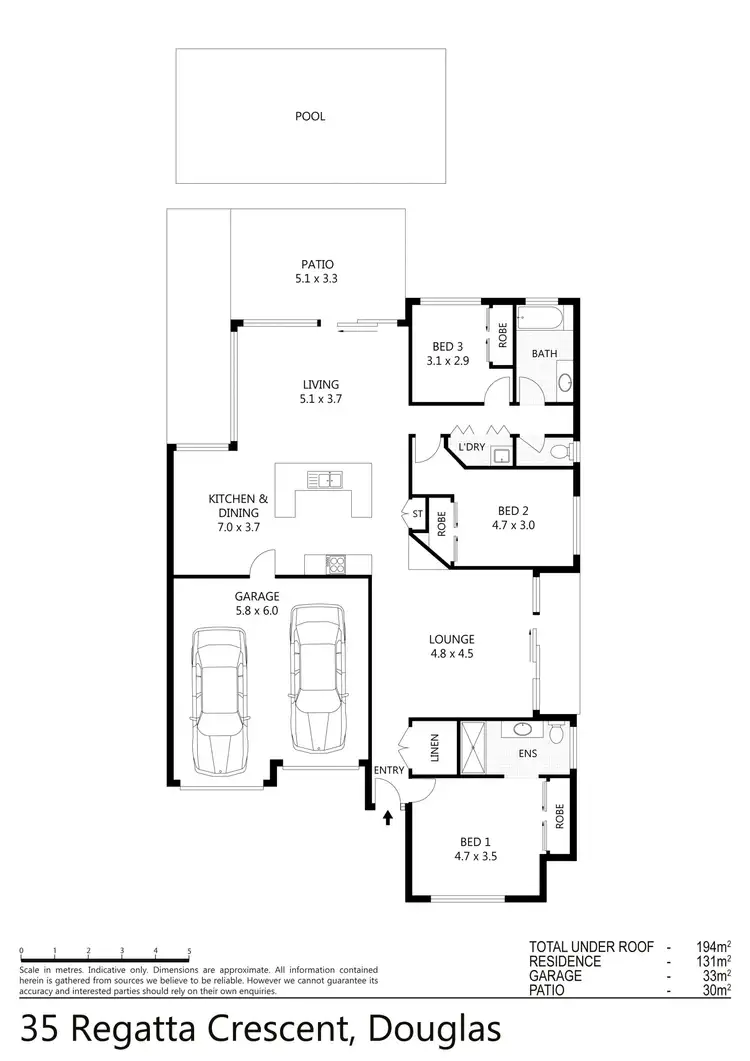 Floorplan of Homely house listing, 35 Regatta Crescent, Douglas QLD 4814