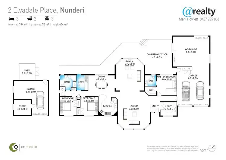 Floorplan of Homely house listing, 2 Elvadale Place, Nunderi NSW 2484