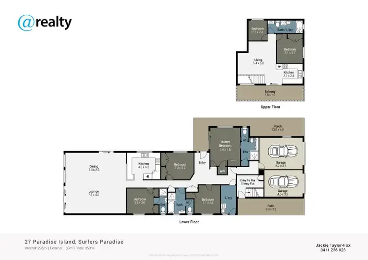 Floorplan of Homely house listing, 27 Paradise Island, Surfers Paradise QLD 4217