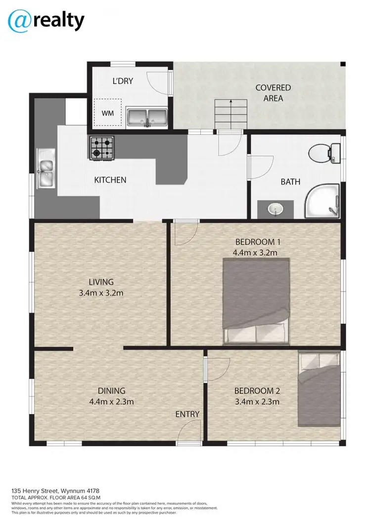 Floorplan of Homely house listing, 135 Henry Street, Wynnum QLD 4178