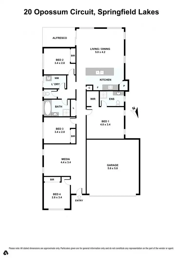 Floorplan of Homely house listing, 20 Opossum Circuit, Springfield Lakes QLD 4300