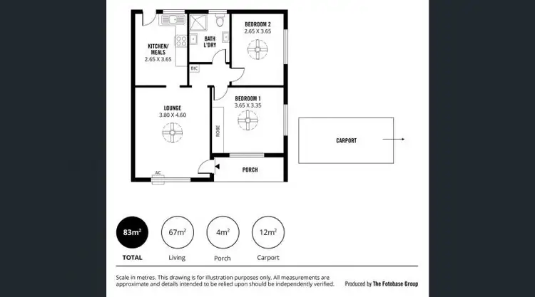 Floorplan of Homely unit listing, 3/17 Birkalla Terrace, Plympton SA 5038