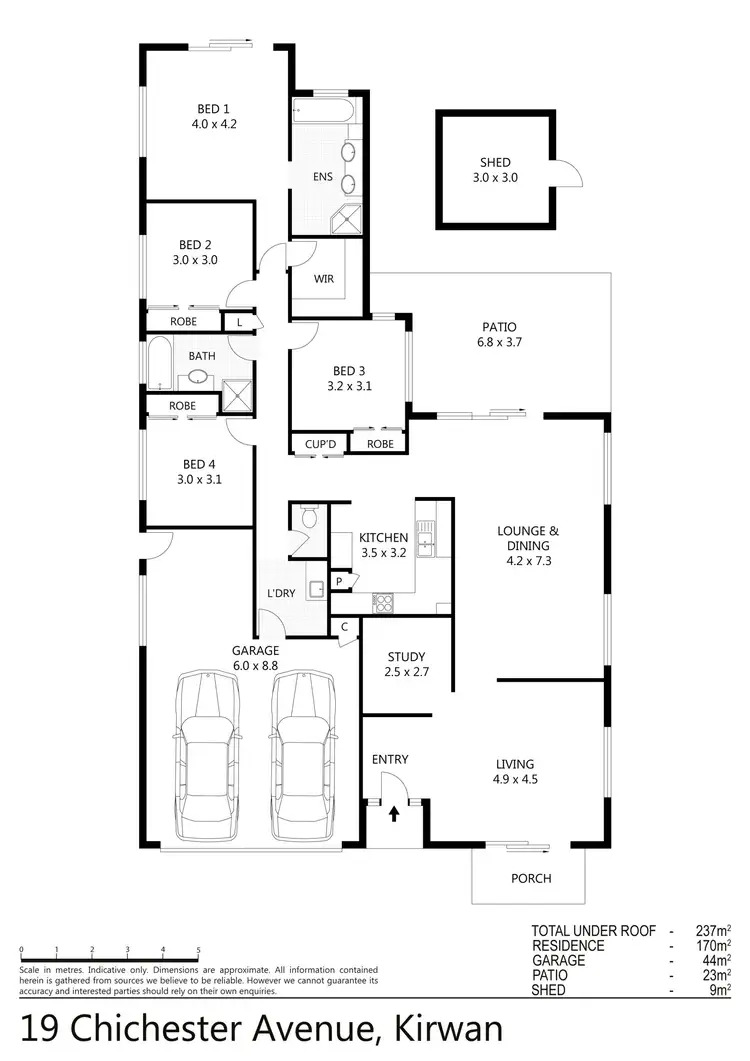Floorplan of Homely house listing, 19 Chichester Avenue, Kirwan QLD 4817