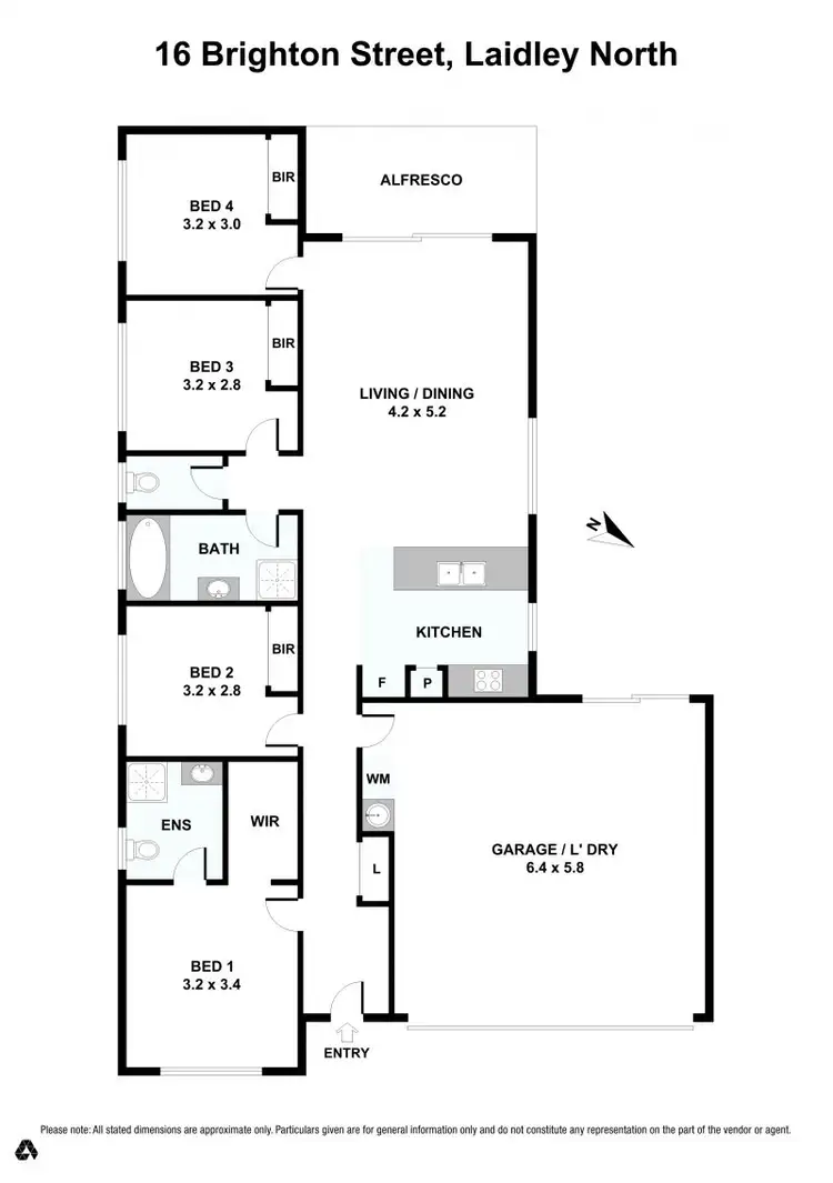 Floorplan of Homely house listing, 16 Brighton Street, Laidley North QLD 4341