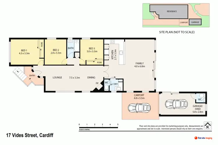 Floorplan of Homely house listing, 17 Vides Street, Cardiff NSW 2285