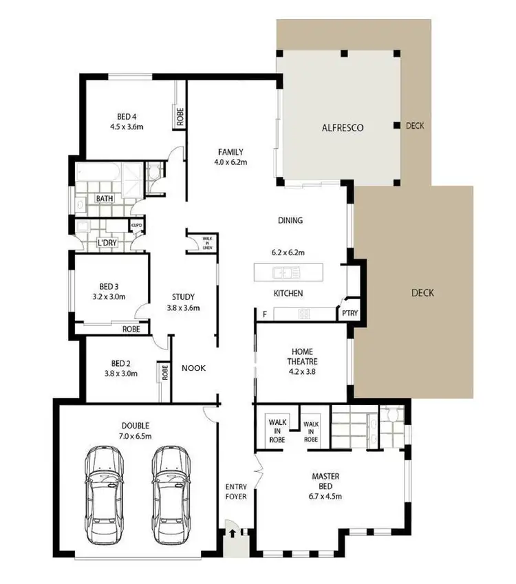 Floorplan of Homely house listing, 4 Loch Katrine Drive, Lochinvar NSW 2321