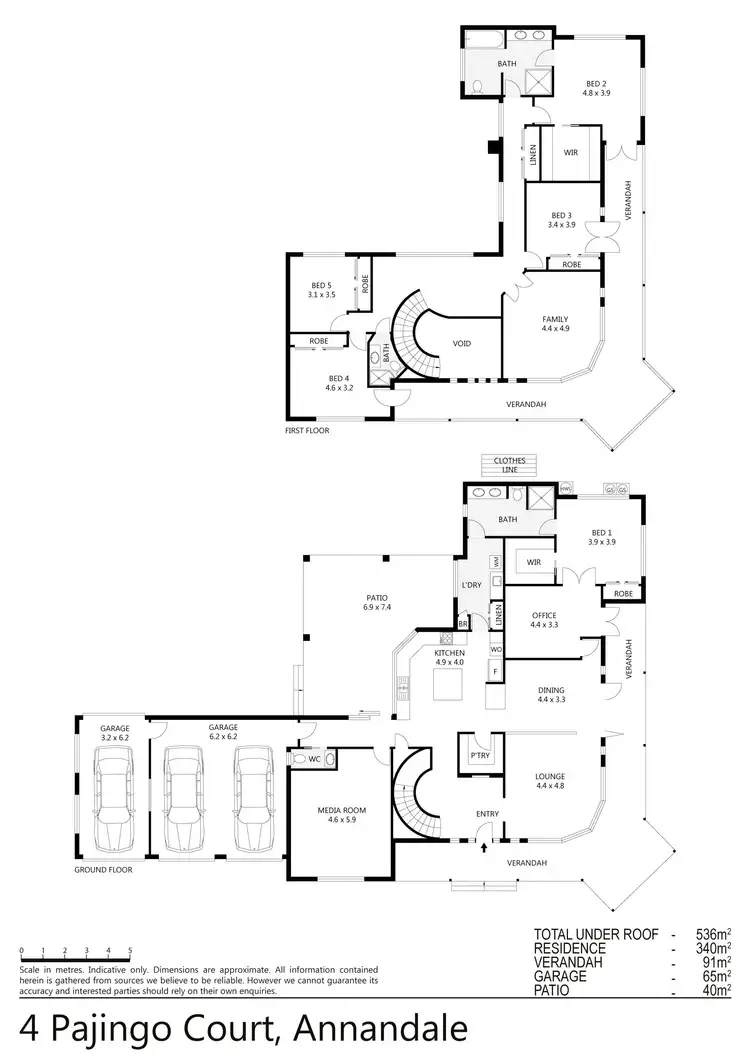 Floorplan of Homely house listing, 4 Pajingo Court, Annandale QLD 4814