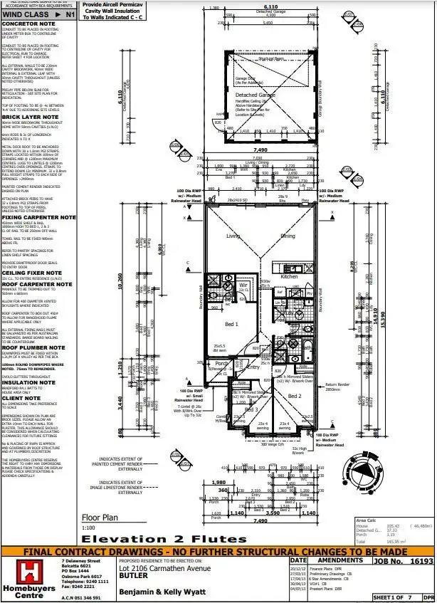Floorplan of Homely house listing, 36 Carmathen Avenue, Butler WA 6036