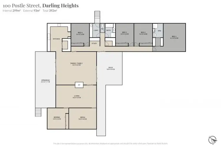 Floorplan of Homely rural property listing, 100-106 Postle St, Darling Heights QLD 4350