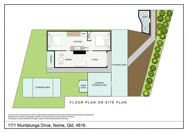 Floorplan of Homely house listing, 17/1 Muntalunga Drive, Nome QLD 4816