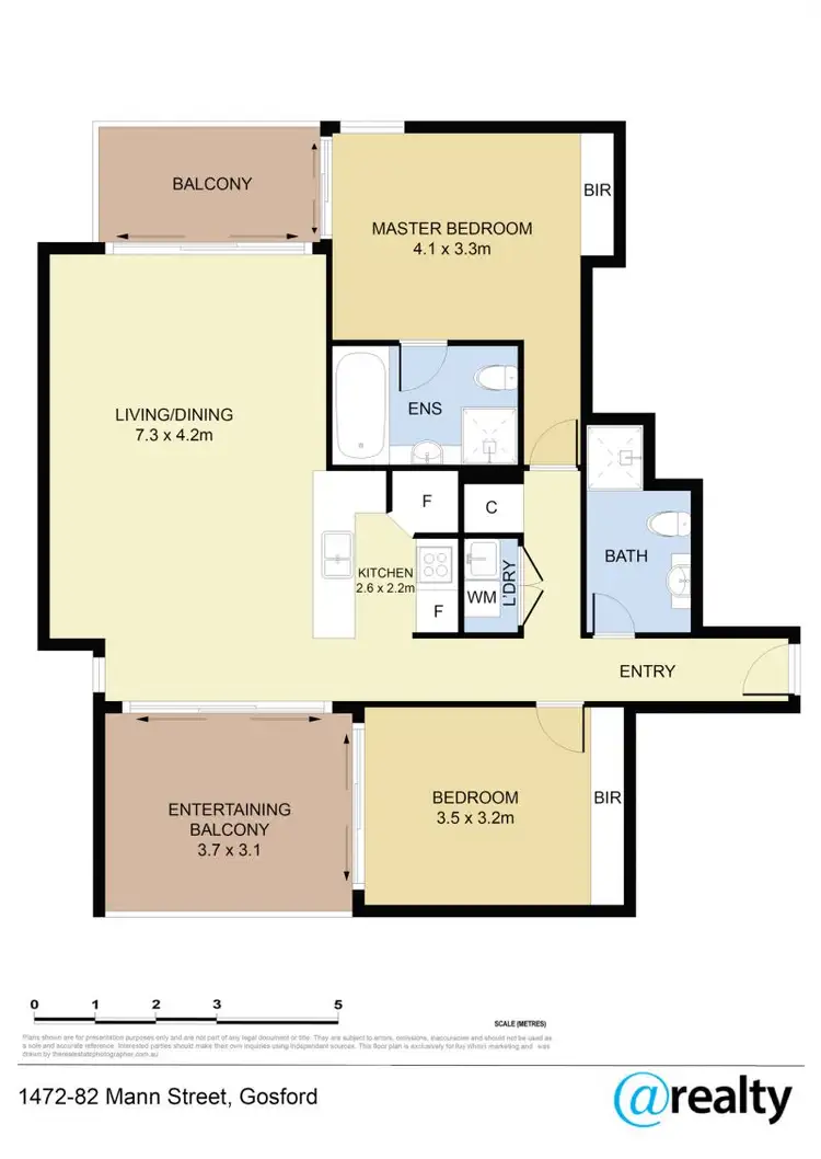Floorplan of Homely apartment listing, 14/72-82 Mann Street, Gosford NSW 2250