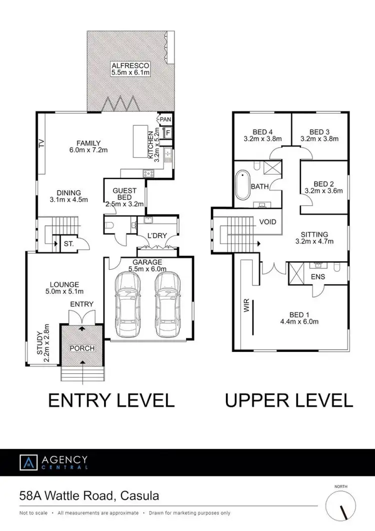Floorplan of Homely house listing, 58A Wattle Road, Casula NSW 2170