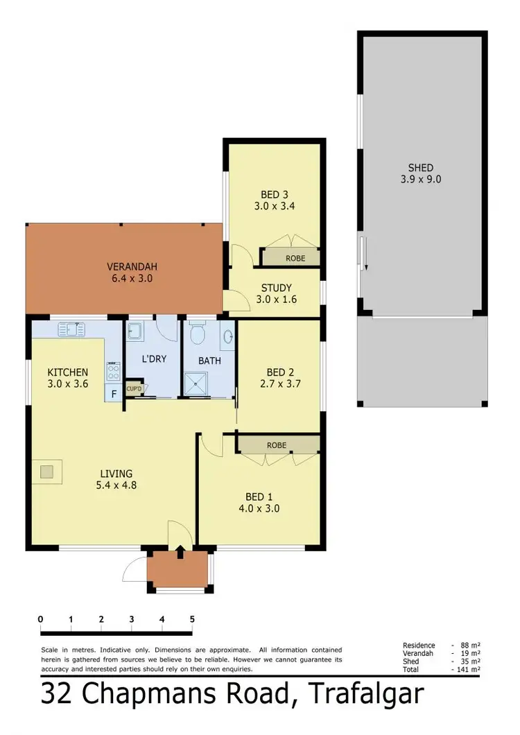 Floorplan of Homely house listing, 32 Chapmans Road, Trafalgar VIC 3824