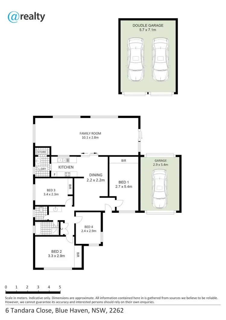 Floorplan of Homely house listing, 16 Tandara Close, Blue Haven NSW 2262