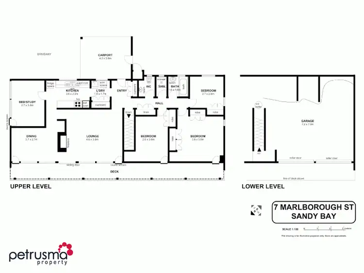 Floorplan of Homely house listing, 7 Marlborough Street, Sandy Bay TAS 7005