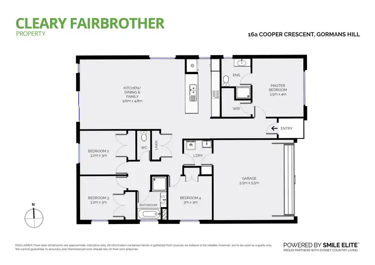Floorplan of Homely house listing, 16a Cooper Crescent, Gormans Hill NSW 2795
