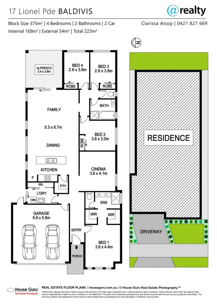 Floorplan of Homely house listing, 17 Lionel Parade, Baldivis WA 6171