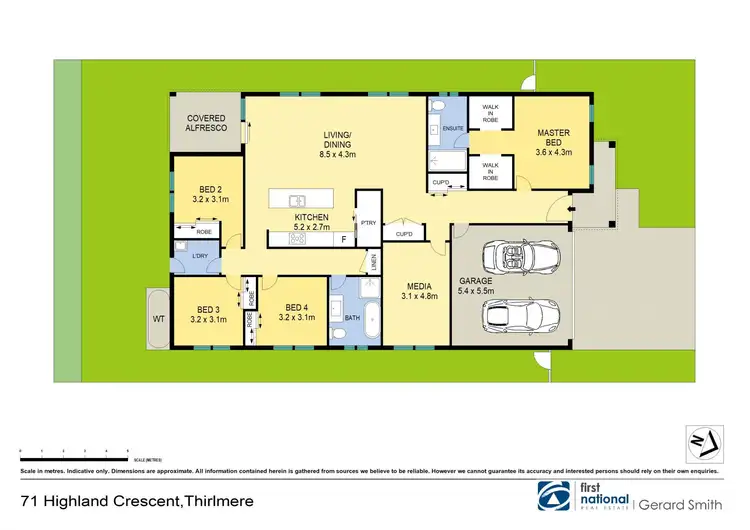Floorplan of Homely house listing, 71 Highland Crescent, Thirlmere NSW 2572