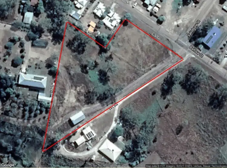 Floorplan of Homely land listing, 33 Balfour Street, Mount Larcom QLD 4695