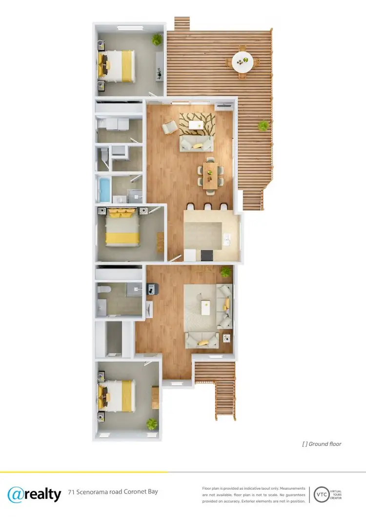 Floorplan of Homely house listing, 71 Scenorama Road, Coronet Bay VIC 3984
