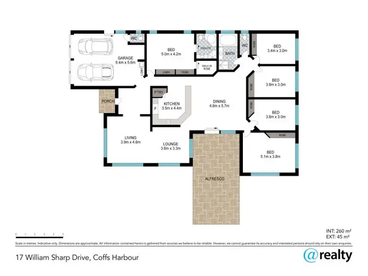Floorplan of Homely house listing, 17 William Sharp Drive, Coffs Harbour NSW 2450