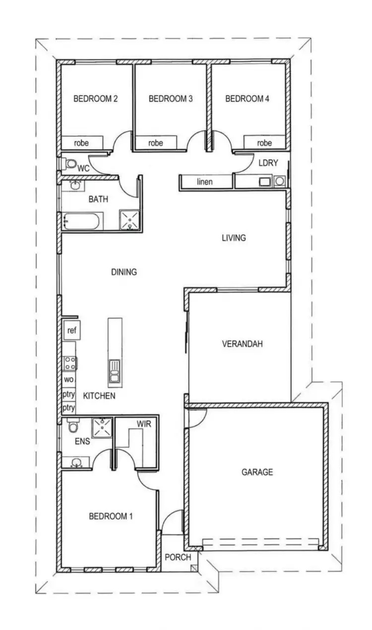 Floorplan of Homely house listing, 34 Brook Circuit, Zuccoli NT 832