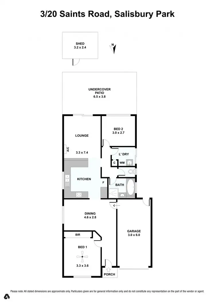 Floorplan of Homely house listing, 3/20 Saints Road, Salisbury Park SA 5109