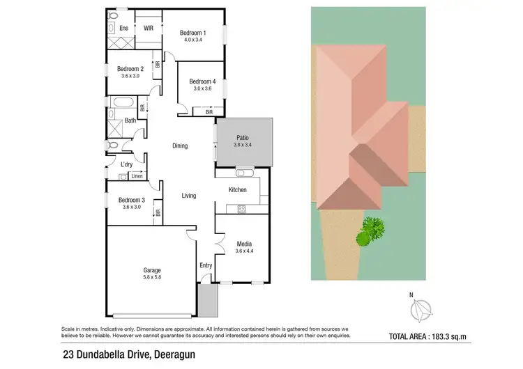 Floorplan of Homely house listing, 23 Dundabella Drive, Deeragun QLD 4818