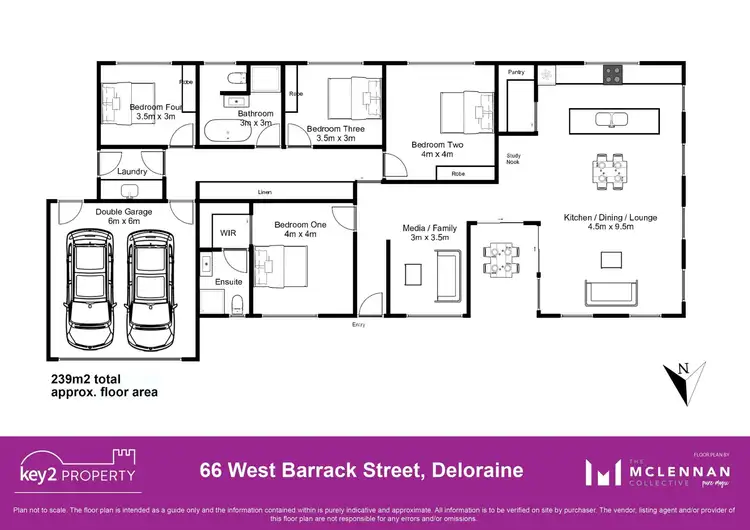 Floorplan of Homely house listing, 66 West Barrack Street, Deloraine TAS 7304