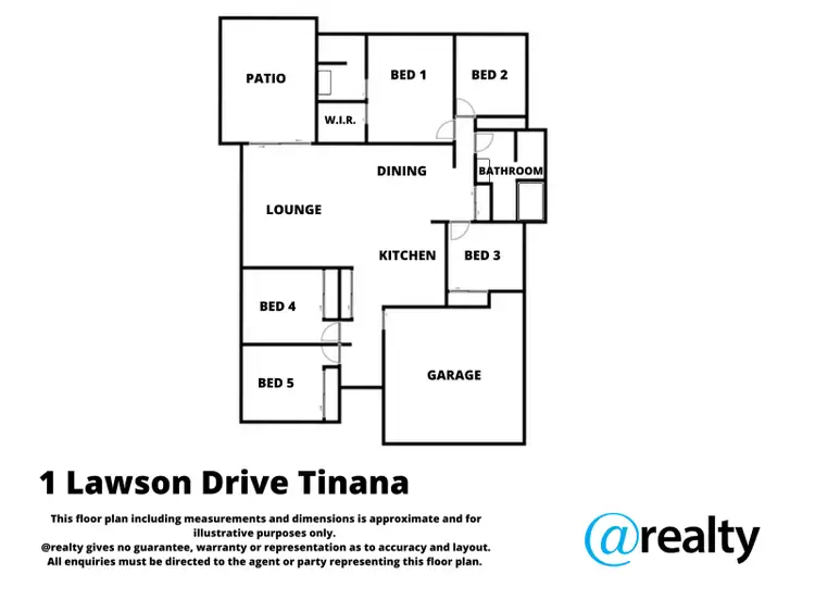 Floorplan of Homely house listing, 1 Lawson Drive, Tinana QLD 4650