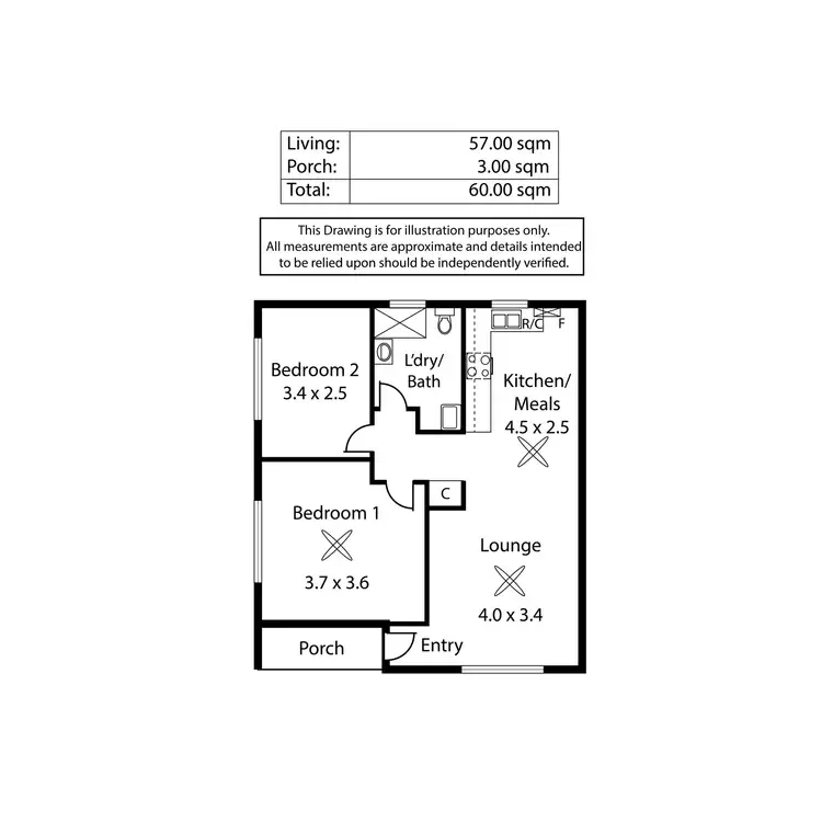 Floorplan of Homely unit listing, 11/46 Gladstone Road, Mile End SA 5031