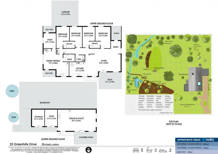 Floorplan of Homely house listing, 20 Greenhills Drive, Goonellabah NSW 2480
