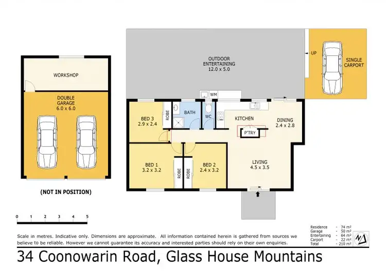 Floorplan of Homely house listing, 34 Coonowrin Road, Glass House Mountains QLD 4518