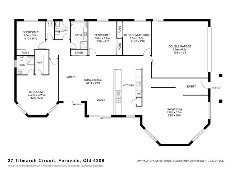 Floorplan of Homely house listing, 27 Titmarsh Circuit, Fernvale QLD 4306