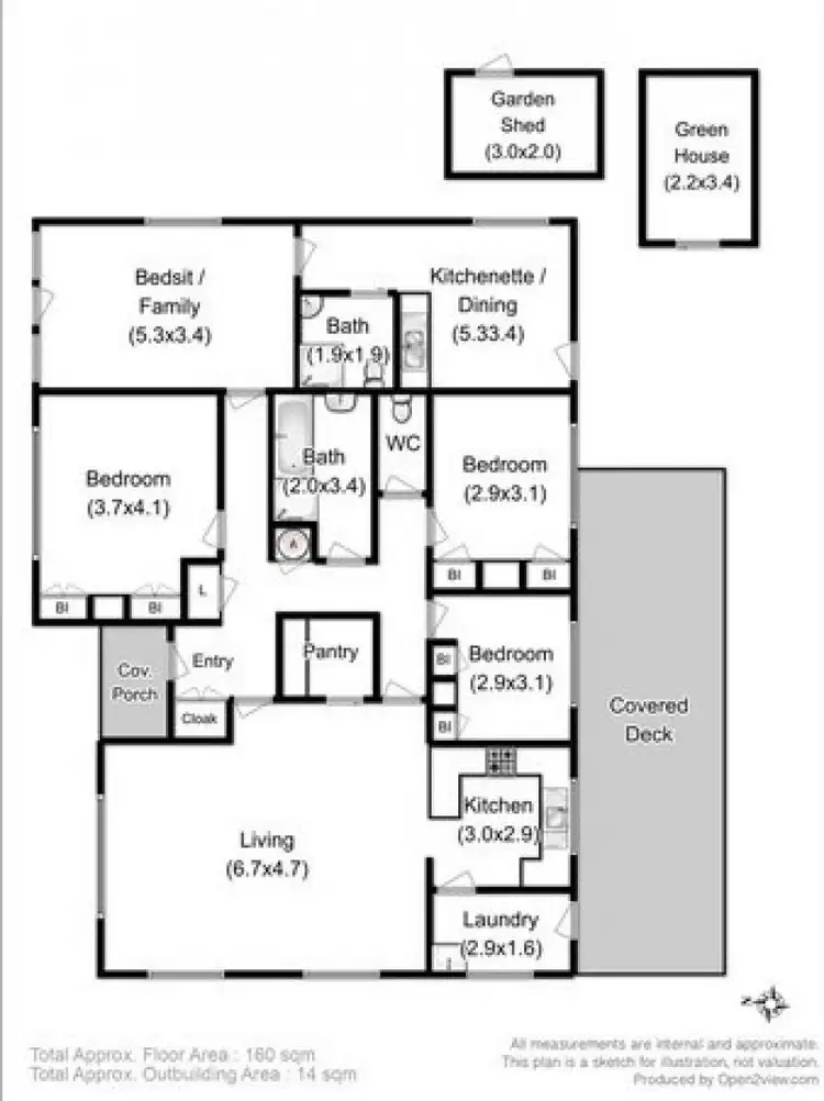 Floorplan of Homely house listing, 6 Hawthorn Drive, Kingston TAS 7050