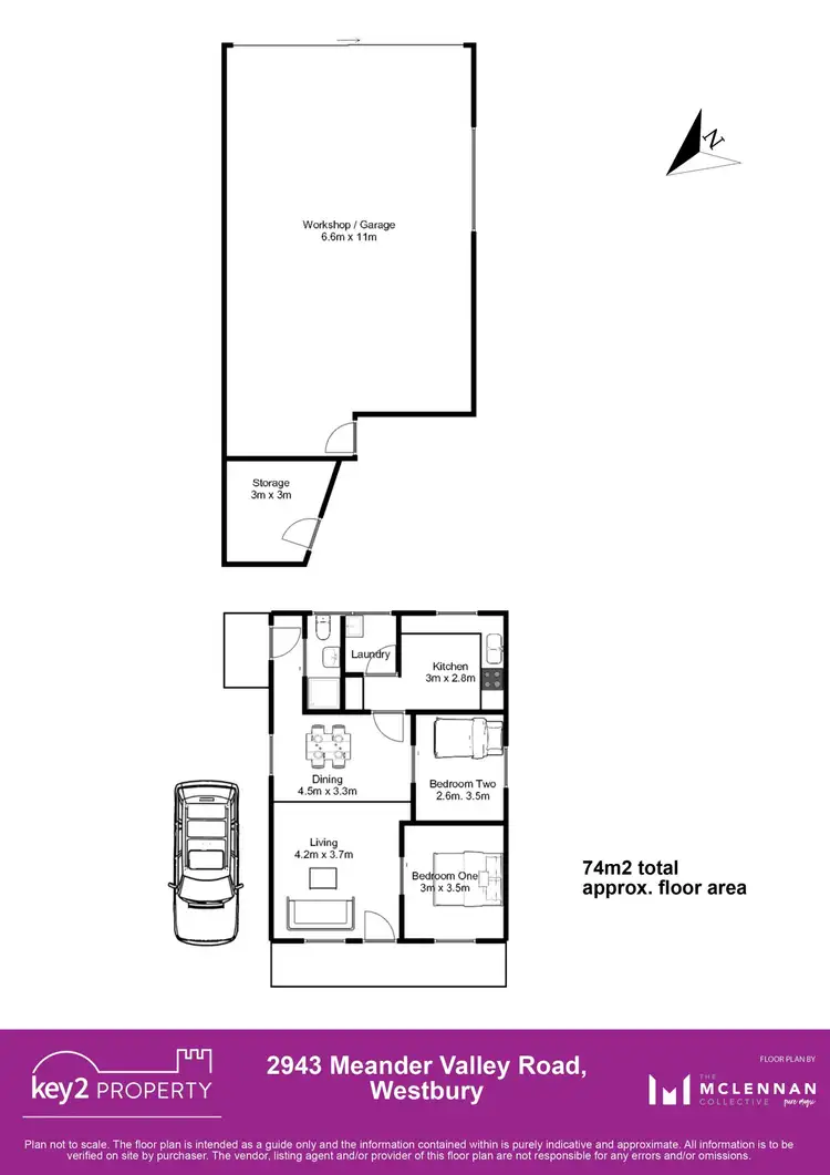 Floorplan of Homely house listing, 2943 Meander Valley Road, Westbury TAS 7303