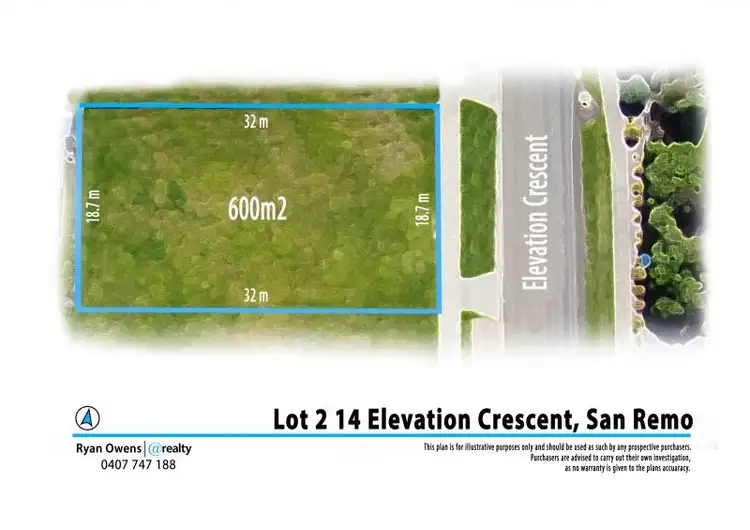 Floorplan of Homely land listing, Lot 2/14 Elevation Crescent, San Remo VIC 3925