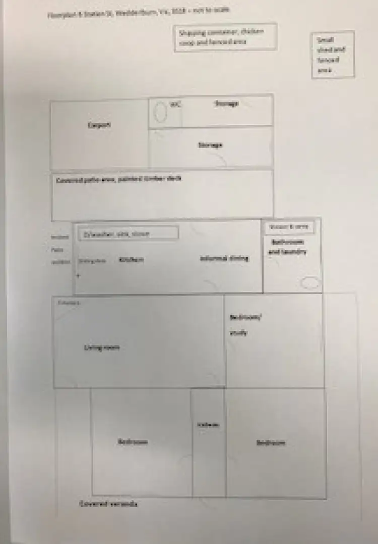 Floorplan of Homely house listing, 6 Station St, Wedderburn VIC 3518