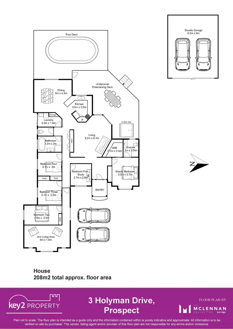 Floorplan of Homely house listing, 3 Holyman Drive, Prospect Vale TAS 7250