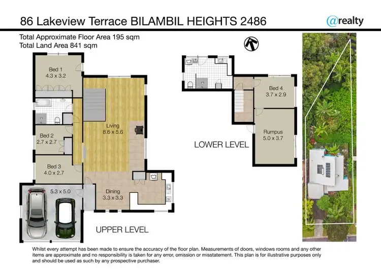 Floorplan of Homely house listing, 86 Lakeview Terrace, Bilambil Heights NSW 2486