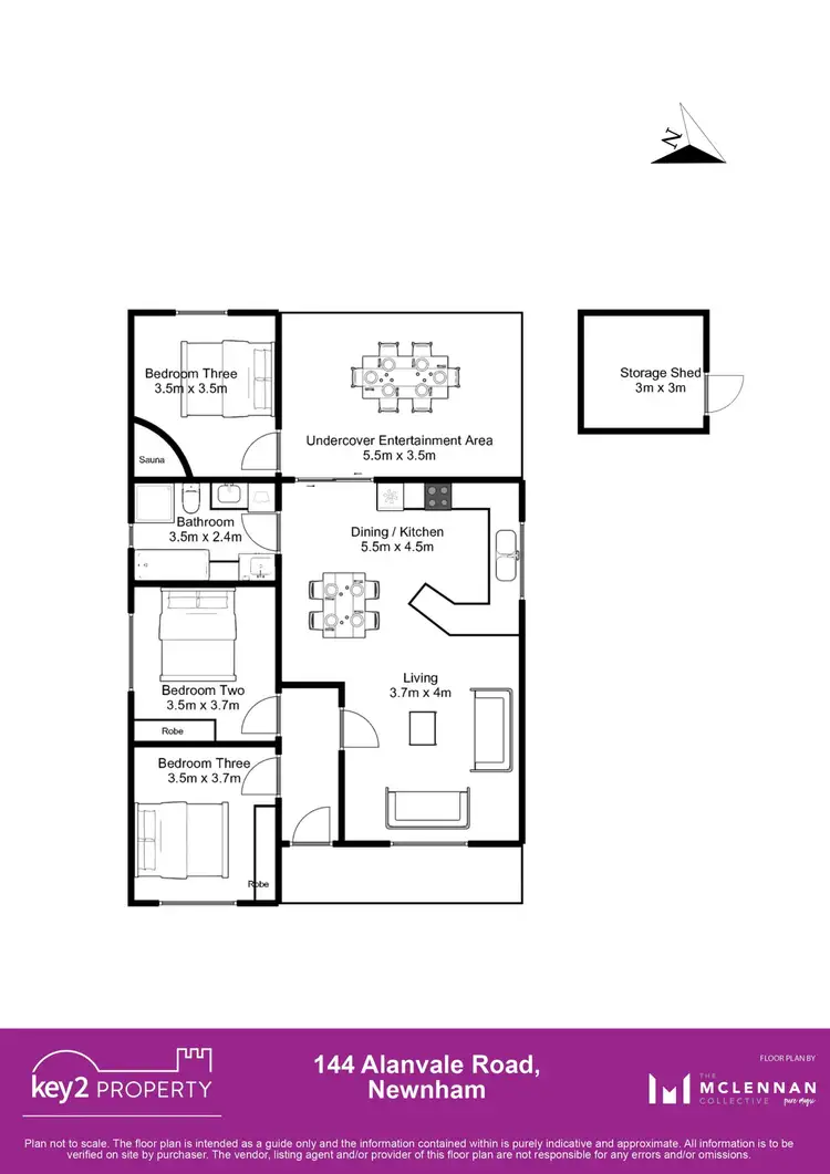 Floorplan of Homely house listing, 144 Alanvale Road, Newnham TAS 7248