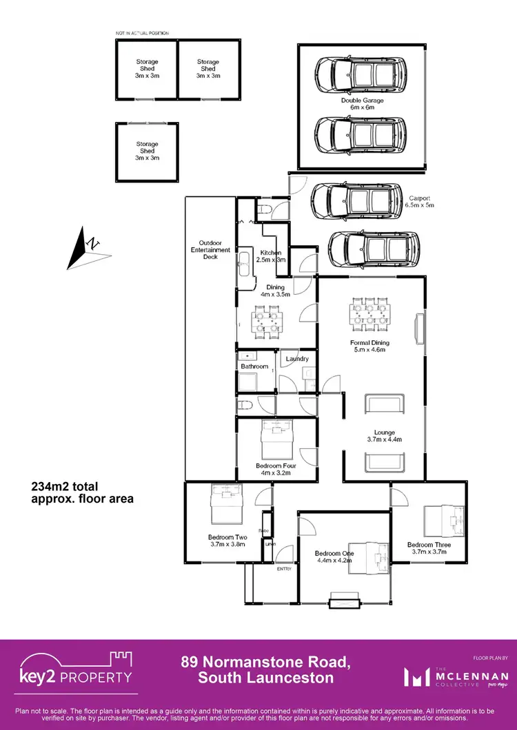Floorplan of Homely house listing, 89 Normanstone Road, South Launceston TAS 7249
