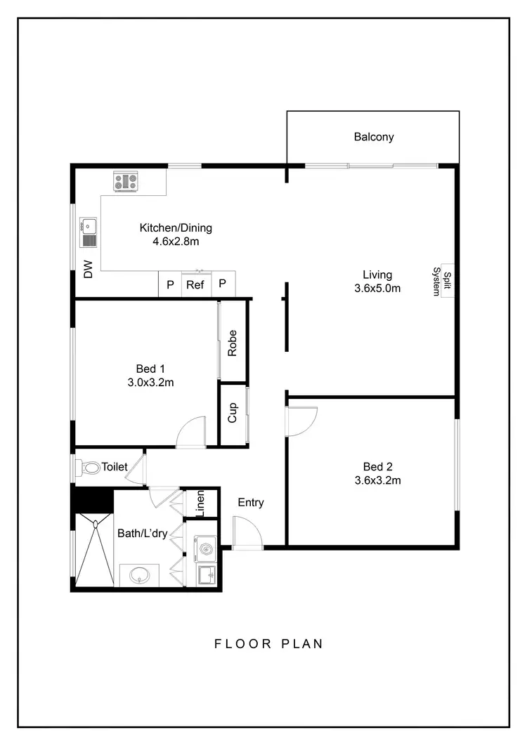Floorplan of Homely apartment listing, 9/269 Nepean Highway, Seaford VIC 3198