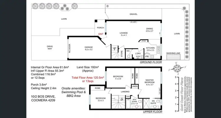 Floorplan of Homely townhouse listing, 10/2 Bos Drive, Coomera QLD 4209
