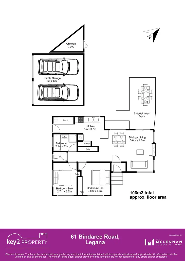 Floorplan of Homely house listing, 61 Bindaree Road, Legana TAS 7277