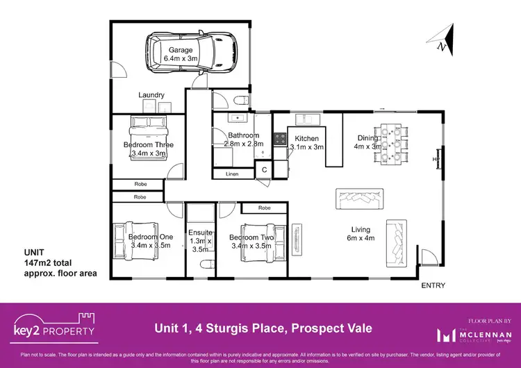 Floorplan of Homely unit listing, 1 & 2/4 Sturgis Place, Prospect Vale TAS 7250
