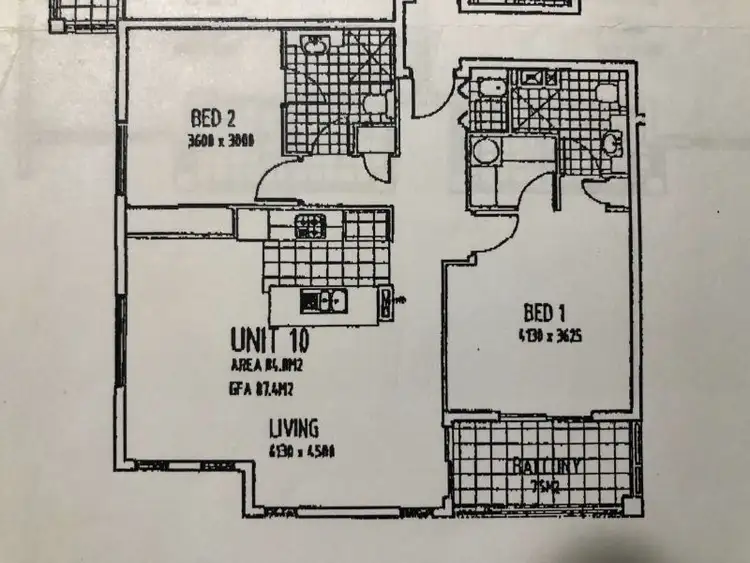 Floorplan of Homely unit listing, 10/85-91 Townson Avenue, Palm Beach QLD 4221