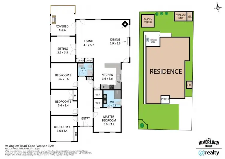 Floorplan of Homely house listing, 94 Anglers Road, Cape Paterson VIC 3995
