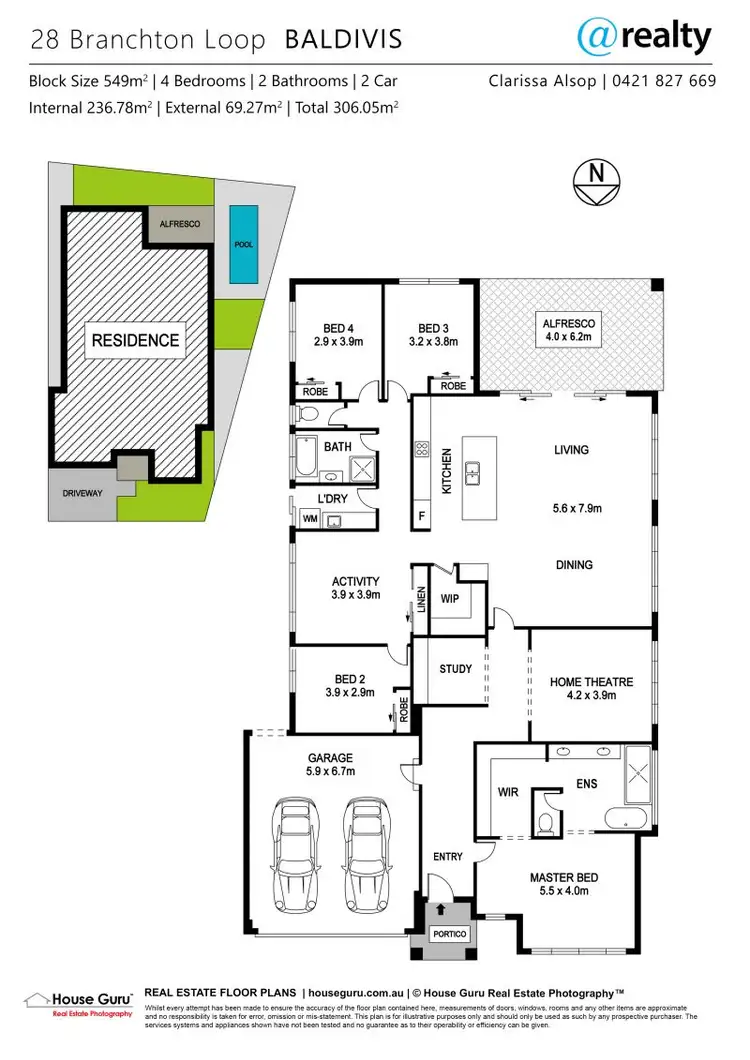 Floorplan of Homely house listing, 28 Branchton Loop, Baldivis WA 6171