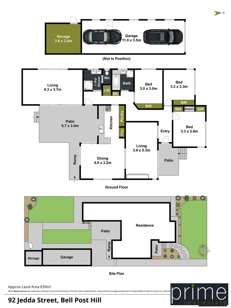 Floorplan of Homely house listing, 92 Jedda Street, Bell Post Hill VIC 3215